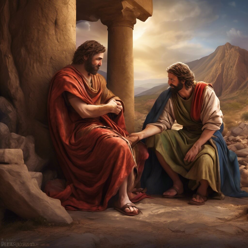 David perdona a Saúl – 1 Samuel