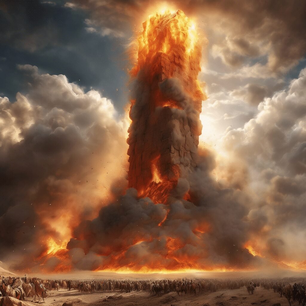 La columna de nube y fuego – Éxodo