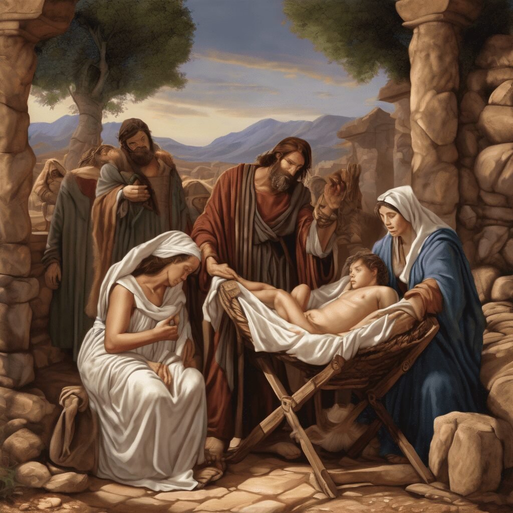 El nacimiento de Jacob y Esaú – Génesis