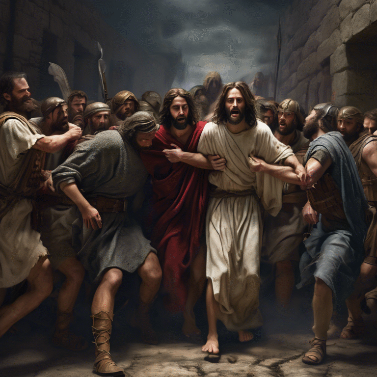 El arresto de Jesús – Los 4 Evangelios