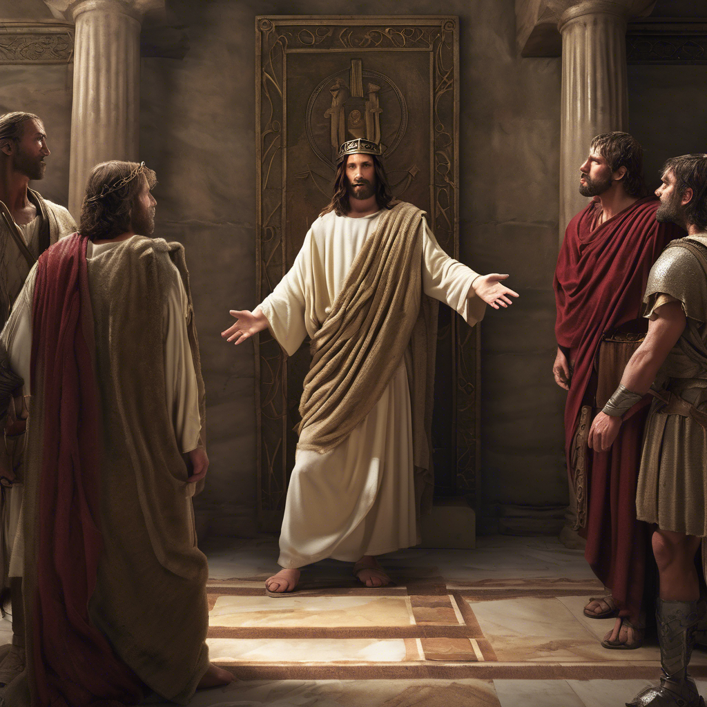 Jesús ante Pilato – Los 4 Evangelios