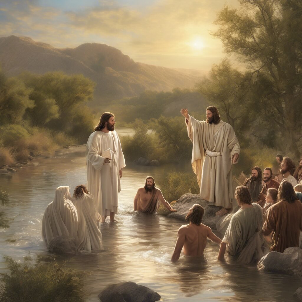 El bautismo de Jesús – Mateo/Marcos/Lucas