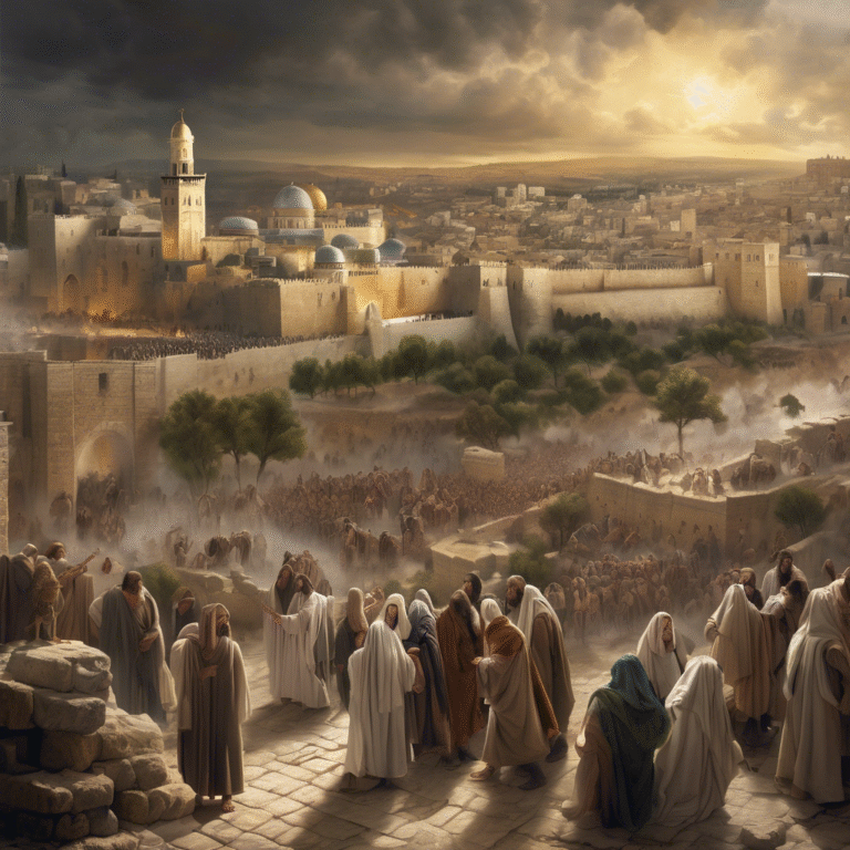 Las lamentaciones sobre Jerusalén – Mateo/Lucas