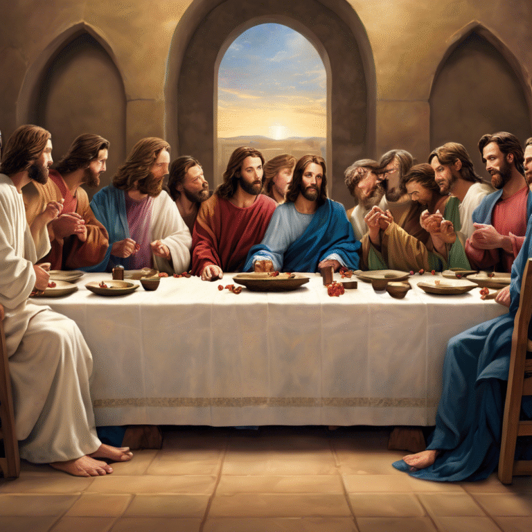 La última cena – Los 4 Evangelios