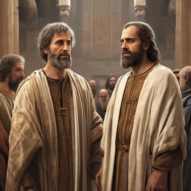 Pedro y Juan ante el concilio – Hechos