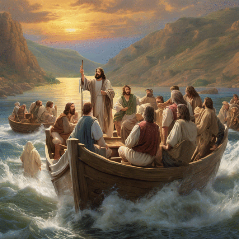 La pesca milagrosa en Galilea – Juan