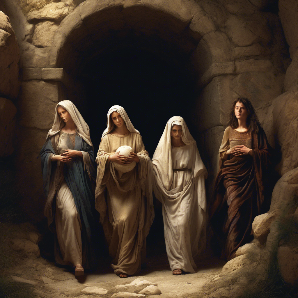 Las mujeres van al sepulcro – Los 4 Evangelios