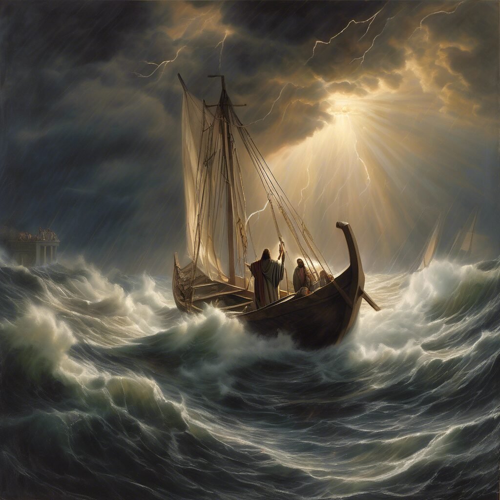 Jesús calma la tempestad – Mateo/Marcos/Lucas