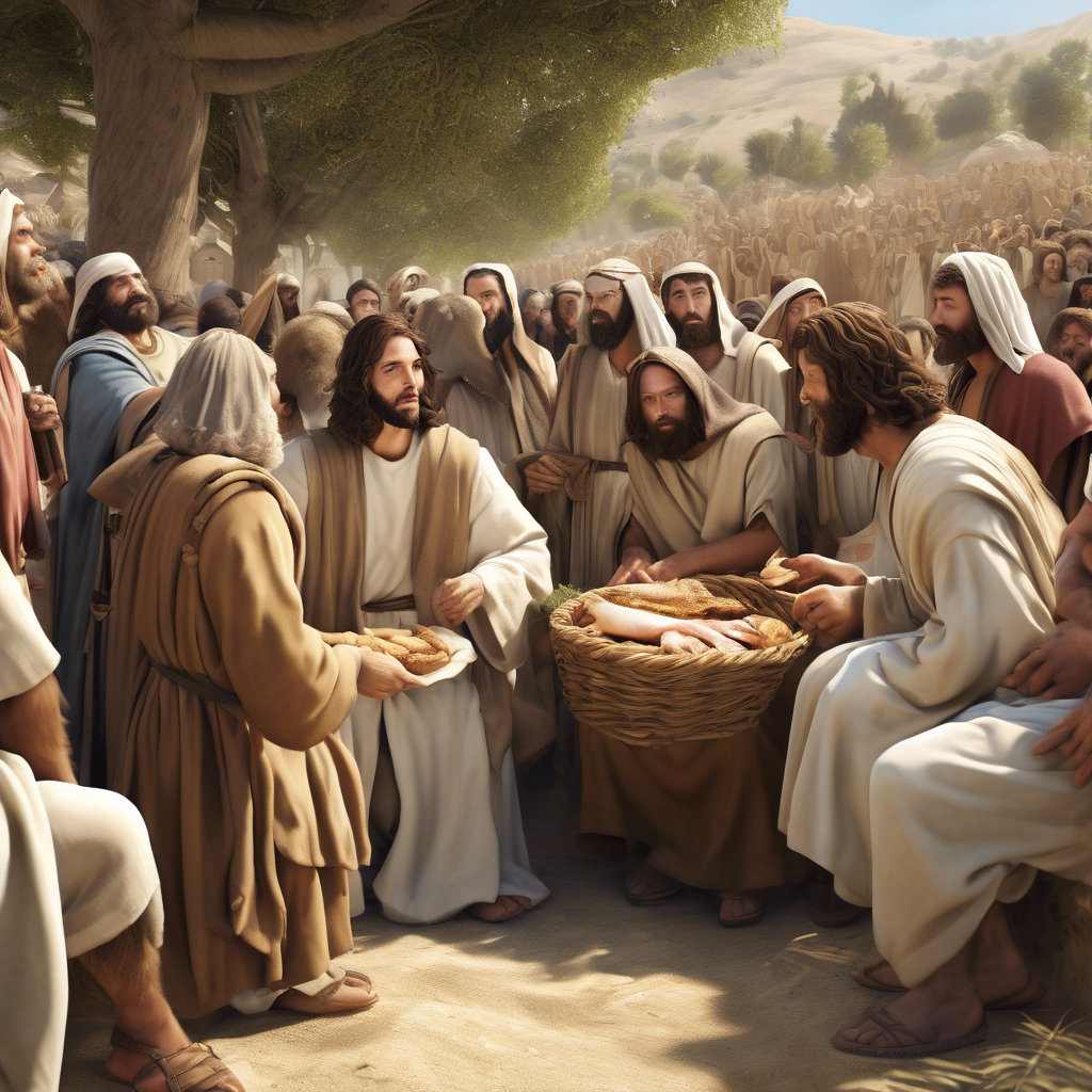 La alimentación de los 5000 – Los 4 Evangelios
