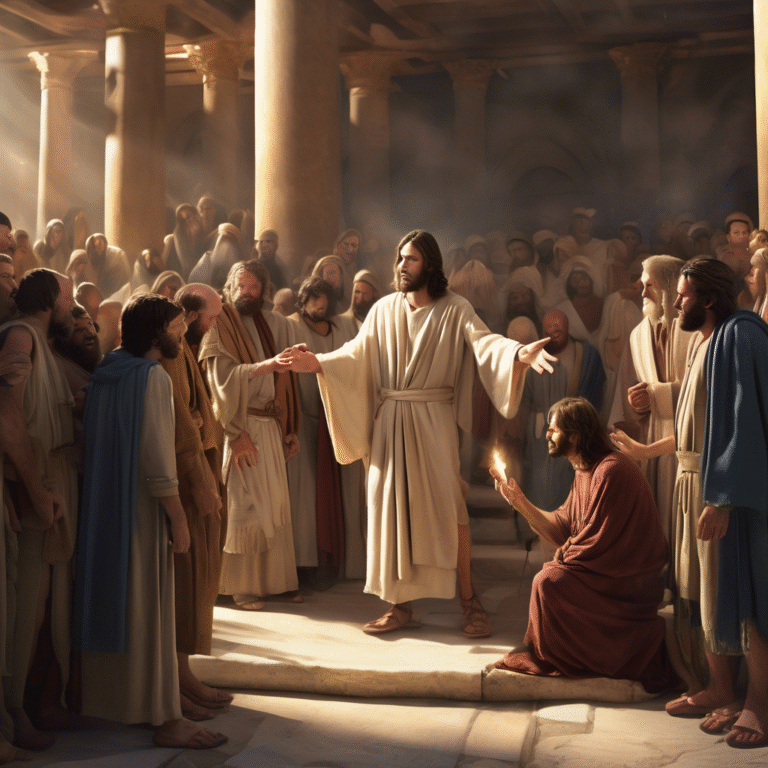 El cojo sanado en el templo – Hechos