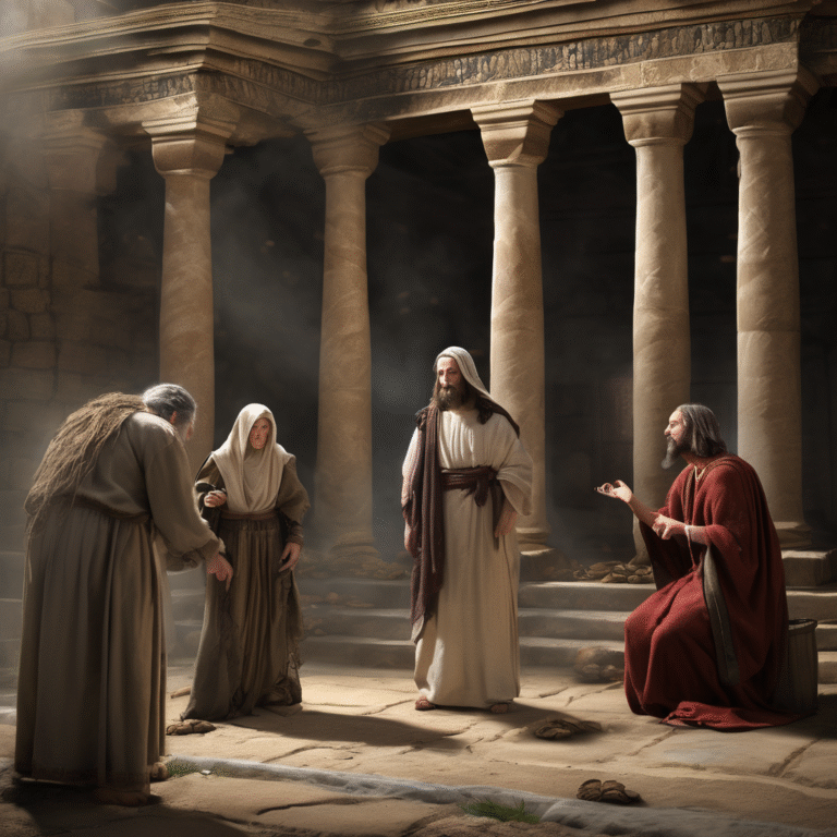 La Viuda y las Dos Blancas: Generosidad Verdadera