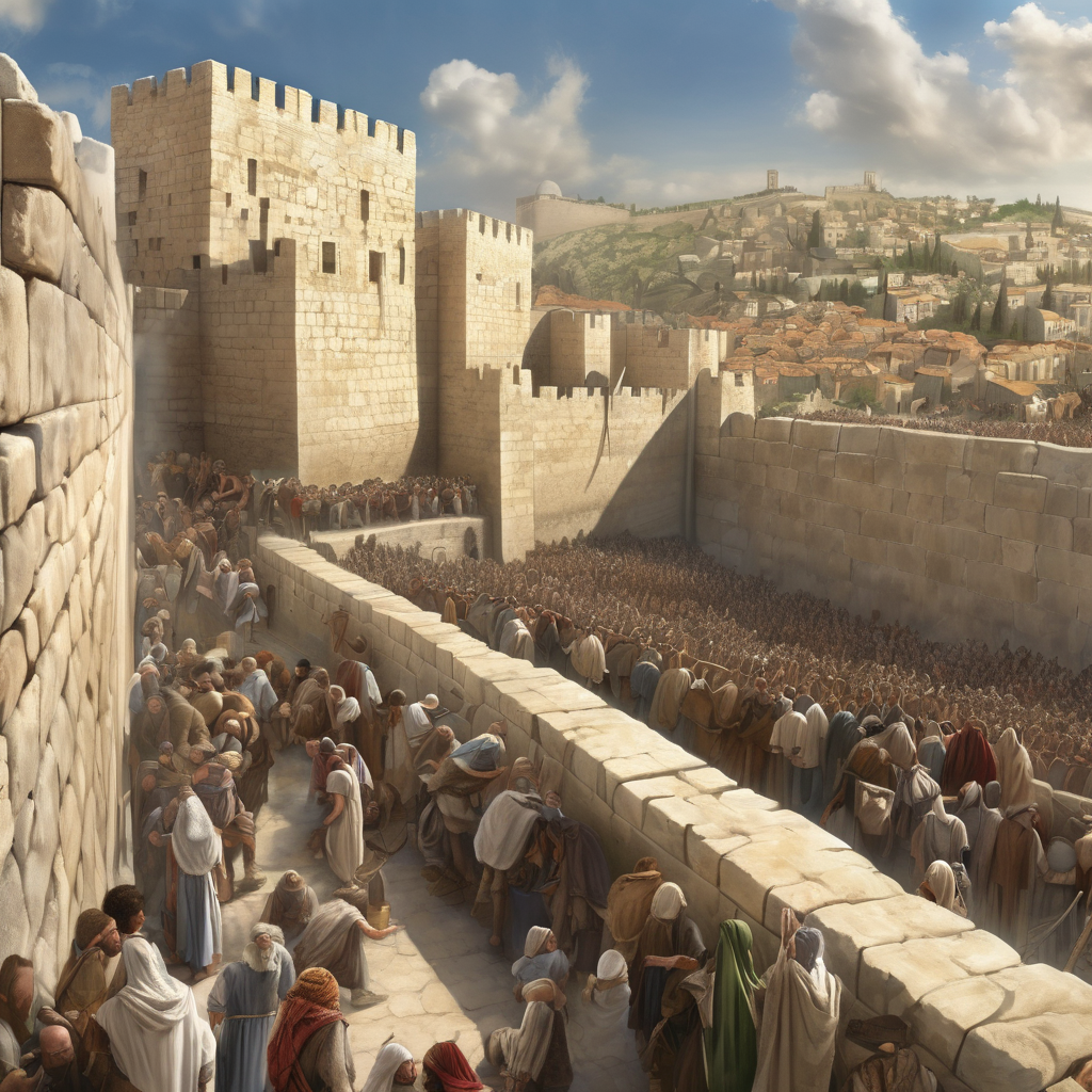 Nehemías Reconstruye el Muro para Niños