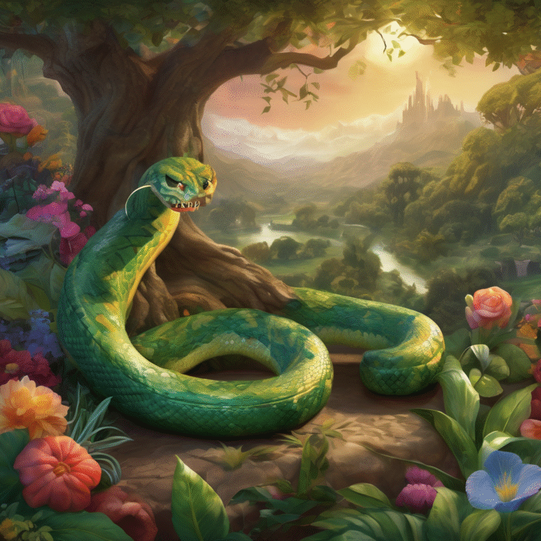 La serpiente del Eden quien era realmente y que queria