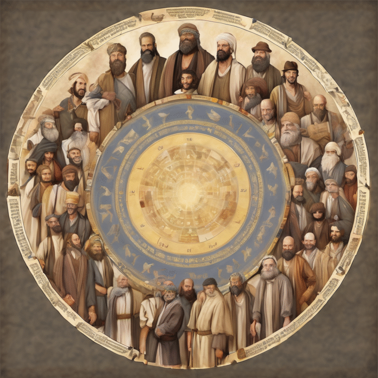 Los 12 hijos de Jacob los fundadores de las tribus de Israel