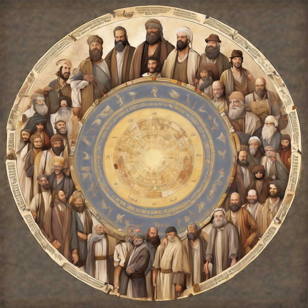Los 12 hijos de Jacob los fundadores de las tribus de Israel