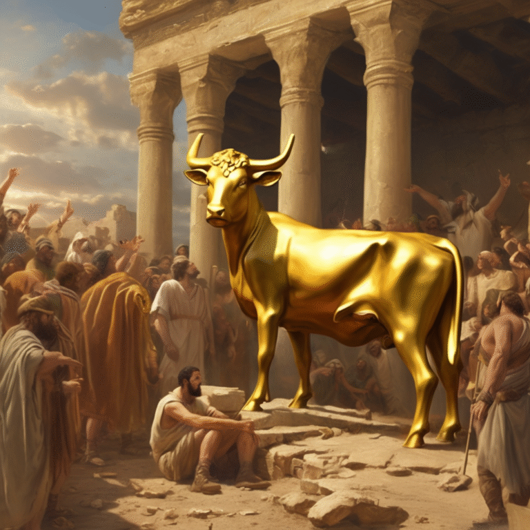 El becerro de oro la idolatria que casi destruye al pueblo de Dios