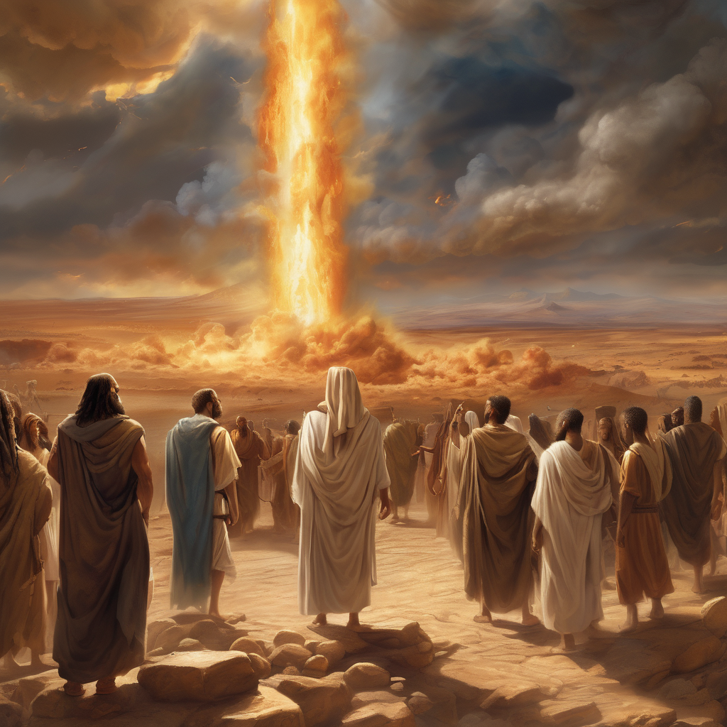 La columna de fuego y nube la presencia visible de Dios