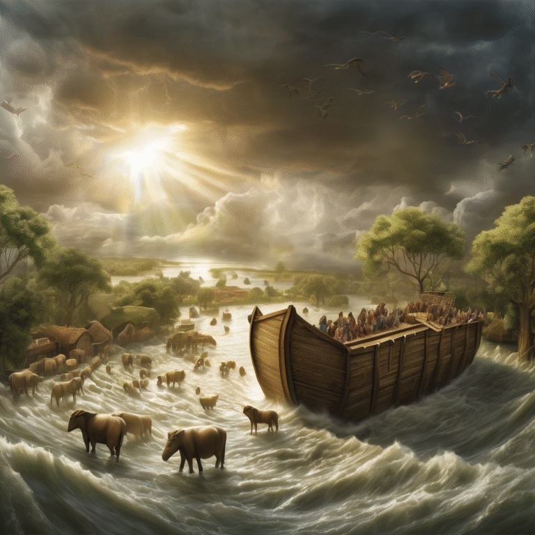 Cuanto duro el diluvio universal segun la Biblia