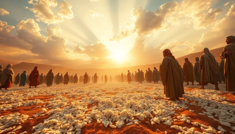 El maná del cielo en Éxodo: milagro, provisión y lecciones para hoy