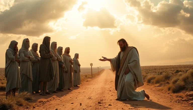 Jesús sana a diez leprosos: Milagro y gratitud que transforma vidas