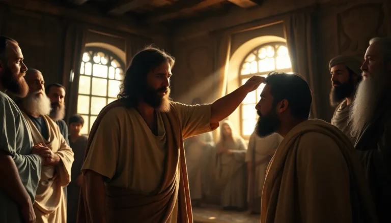 Jesús sana a un hidrópico: Milagro de compasión divina