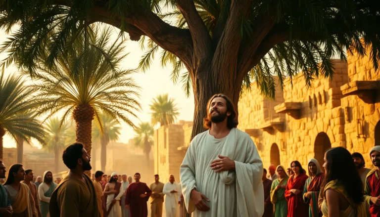 Zaqueo: El publicano que subió a un árbol para ver a Jesús