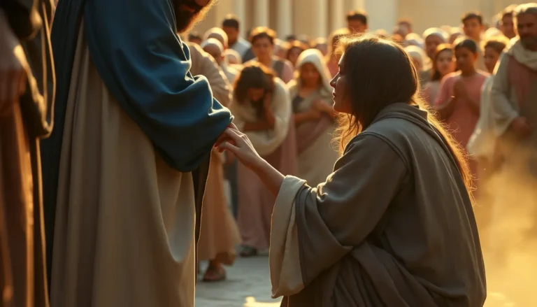 La hemorroísa: Sanada por la fe en Jesús