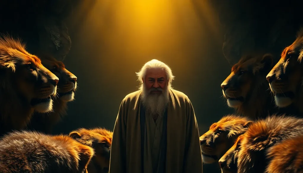 Daniel en el foso de los leones: fe inquebrantable que salva