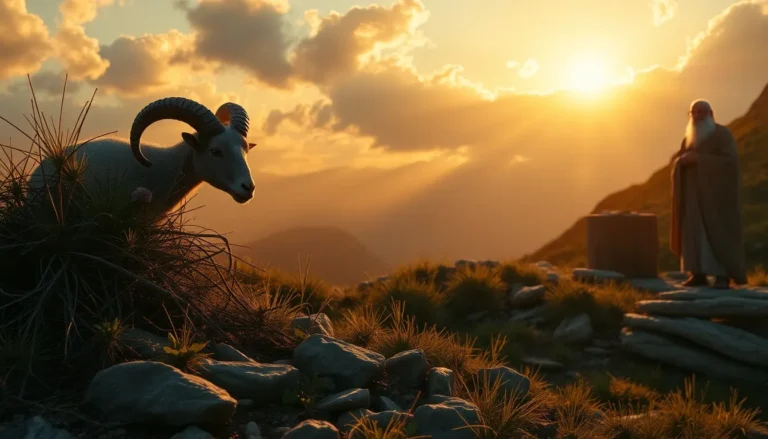 El carnero en el zarzal: La provisión de Dios en el Monte Moriah