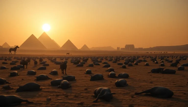 La plaga en el ganado de Egipto: juicio divino en Exodo