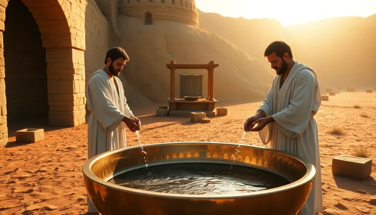 El Lavacro de Bronce en el Tabernáculo: Purificación y Santidad