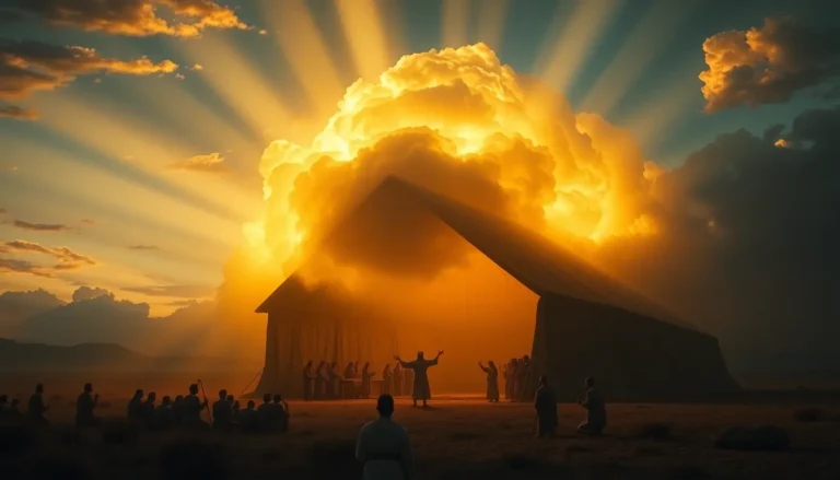 La nube de Dios llena el tabernáculo: Éxodo y gloria divina