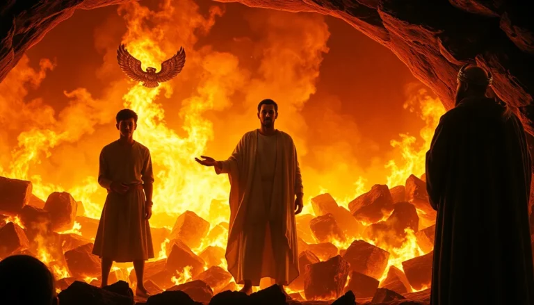 Los tres jovenes en el horno de fuego: fe inquebrantable