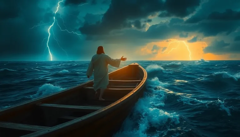 Jesús camina sobre el agua: fe en medio de la tormenta