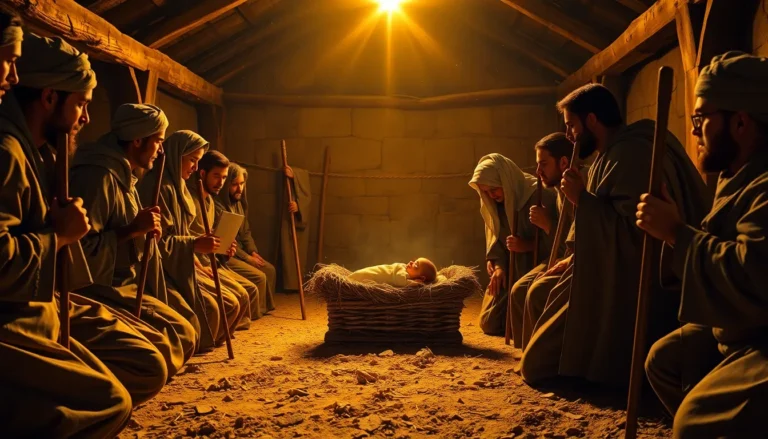 Los pastores adoran al niño Jesús: lecciones de humildad