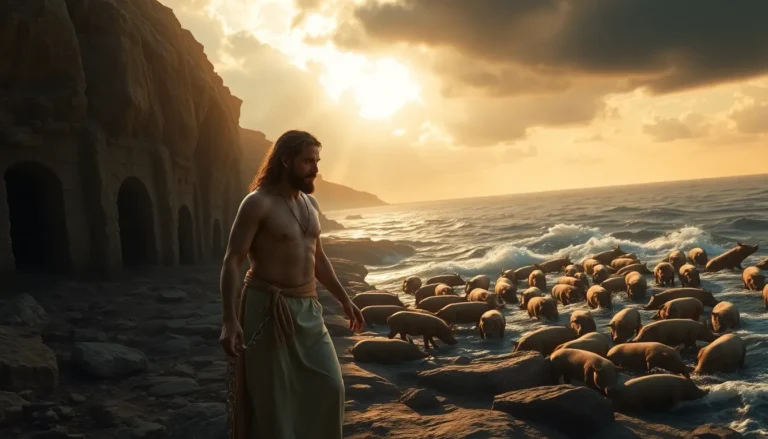 Jesús sana al endemoniado gadareno: poder de Cristo sobre demonios