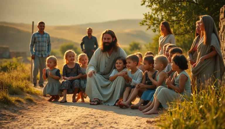 Jesús bendice a los niños: Lecciones del Evangelio de Lucas