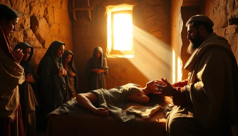 Pedro resucita a Tabita (Dorcas): Milagro en Jope
