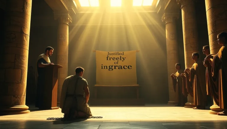 Justificados gratuitamente por su gracia: Romanos 3:24 explicado
