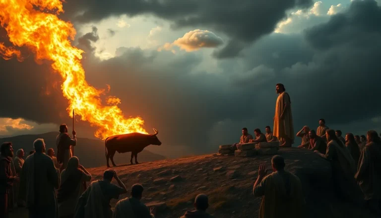 Elías y los profetas de Baal: La fe que desafió al fuego